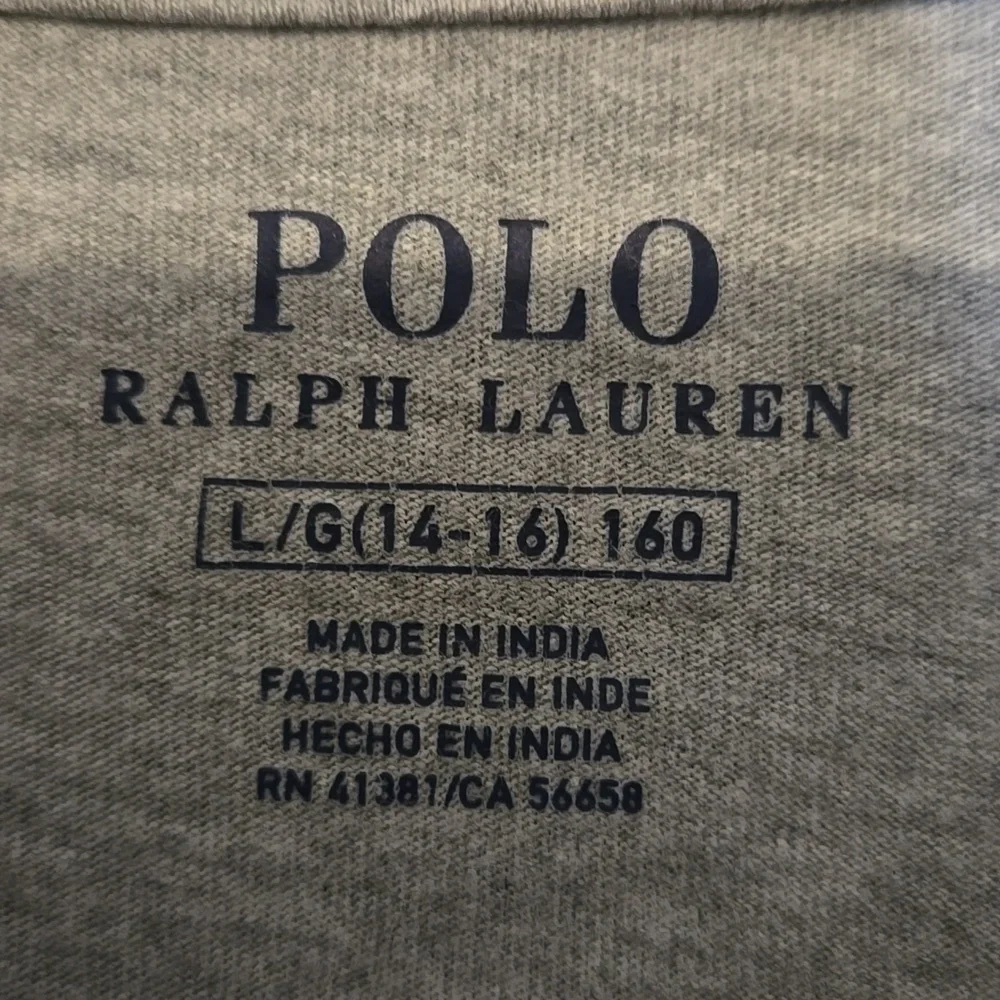 Ralph Lauren Y2K Gray longsleeve cotton t shirt